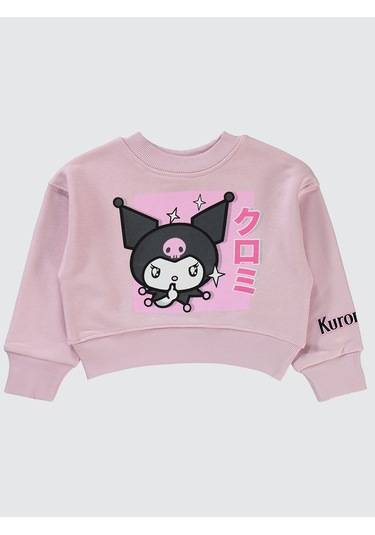 Kuromi Kız Çocuk Sweatshirt 2-5 Yaş Lila Lila