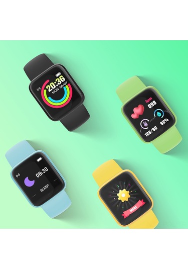 Padalink Y68 1.44 " Ekran Ip67 Su Geçirmez Akıllı Saat (İthalatçı Garantili)