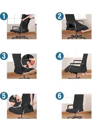 Suntek Magideal Ev Ofis Bilgisayar Koltuğu Tam Gerilebilir Siyah-xl