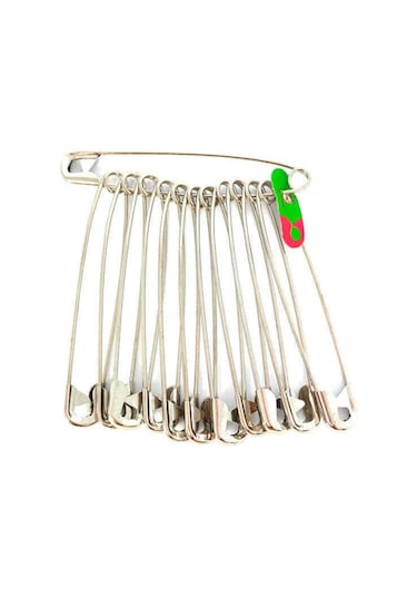 No 7 Çengelli Iğne 7.5 Cm 12 Adetli Çelik Çatal Iğne 1 Set