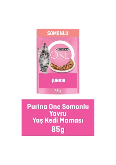 Purina One Yavru Kedi Maması Somon & Havuç 85g