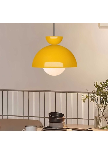 Homing Nuuq Camlı Metal Sarkıt 241337 SARI