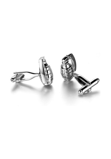 Homyl Vintage Gümüş Erkek Düğün Parti Hediye Gömlek Kol Düğmeleri Gümüş