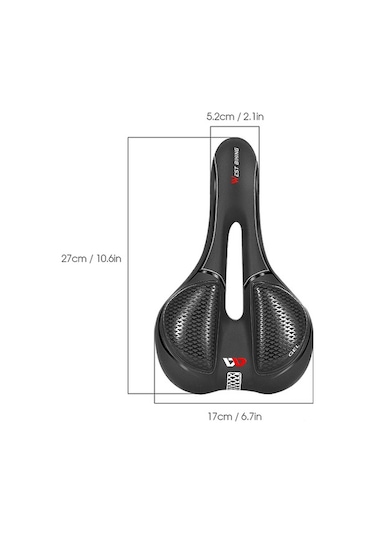 Dancemonkey Erkek Kadın Bisiklet Yastığı - Mtb Yol Bisikletleri İçin Konforlu Pu Deri, Çok Renkli Çok Renkli