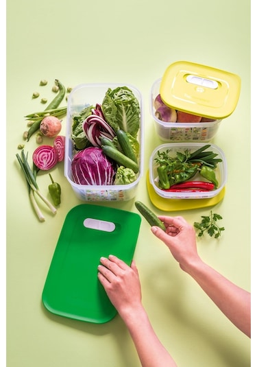 Tupperware Sera Serisi Yüksek Gövdeli Kap 4.4L Yeşil