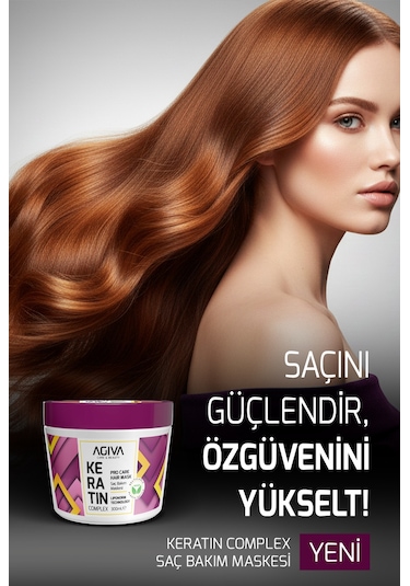 Besleyici Onarıcı Keratin İçerikli Saç Bakım Maskesi-300ml