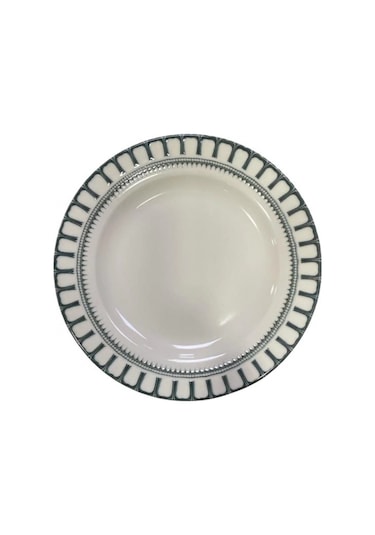 Cooker Ckr4251 Desenli Porselen Servis Tabağı 23 Cm 6'lı Çok Renkli