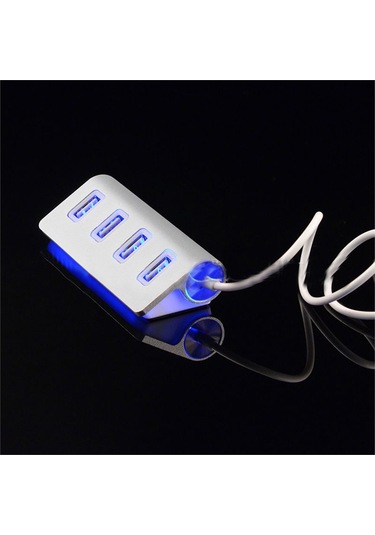 Maiyame Portlu Usb Hub Usb-a Alüminyum Genişletme Yuvası Usb2.0 Çoklu Arayüz Hub Hub Ayırıcı Dizüstü Bilgisayar Genişletici