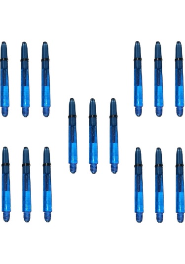 5 Set 15 Adet 41mm Şeffaf Mavi Polikarbon Dart Shaft-şaft