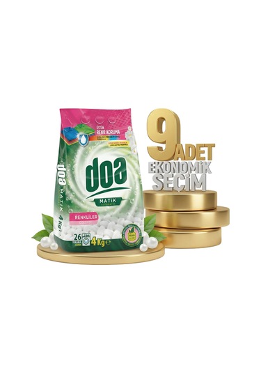 Doa Matik Deterjan Renkliler 9x4 Kg