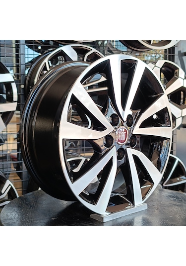 Sıfır Opar 15 inç 5x98 Egea, Doblo, Fiorino Black Diamond Jant Takımı