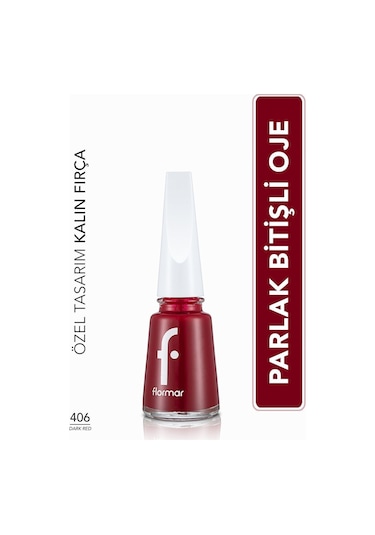 Flormar Nail Enamel Parlak Bitişli Oje 406