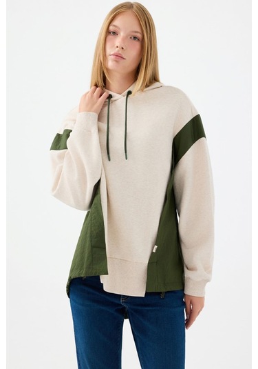 Loft Kadın Sweatshirt Hakı