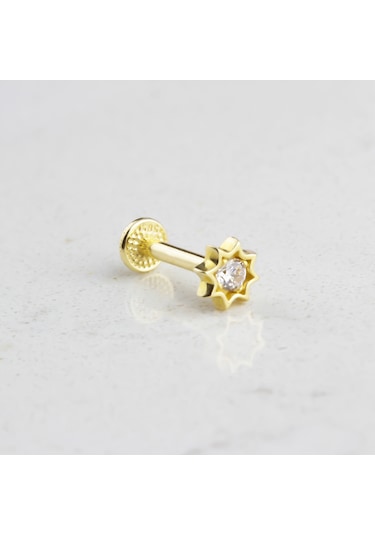 Glorria Altın Yıldız Tragus Piercing 03713395