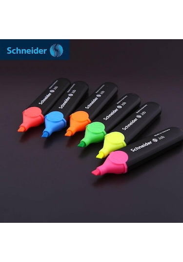 Schneider Fosforlu Kalem Canlı Renkler Kod 150