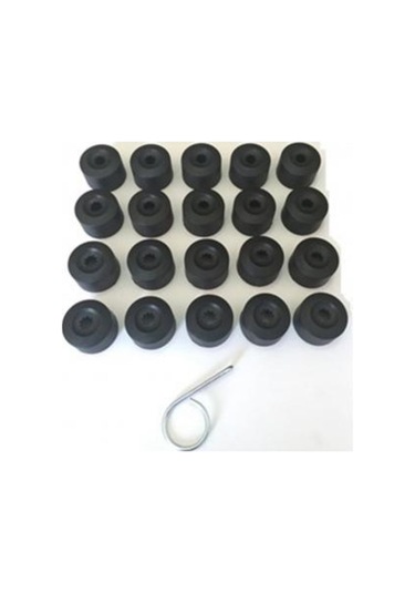 Vw Volksvagen Caddy Bijon Saplama Kapağı 17 Mm 20 Adet Şifresiz