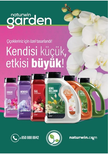 Naturwin Garden Çiçekli Bitkiler Bitki Besini Vitamin 600 ML