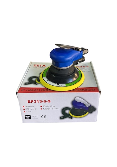 Zeta Havalı Daire Zımpara Makinası