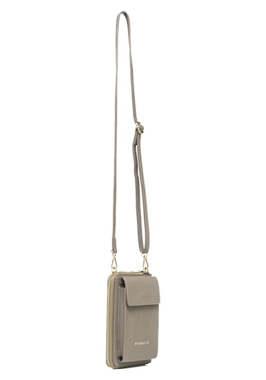 Çapraz Çanta Kadın Lısa Piumelli Milano Bag D40 Taupe Taba