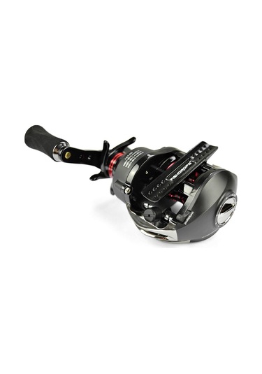 Xiyyadms Sol El 17+1 Porselen Rulmanlı 7.0:1 Hızlı Torklu Manyetik Fren Sistemi Baitcasting Olta Makinesi - Oxl Siyah Cnc Alüminyum Bobin