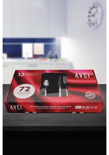 İstanbul 72 Parça Çatal Kaşık Bıçak Takımı