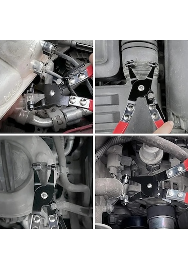 Fochsia Red Döner Kayışlı Hortum Kelepçe Anahtarı Otomotiv Radyatör Isıtıcı Hortumları