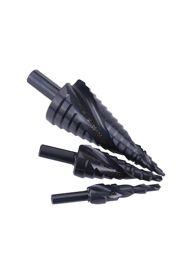 Hallow Hss Kademeli Matkap Ucu Seti Metal Koni 3 Adet 4 32 MM