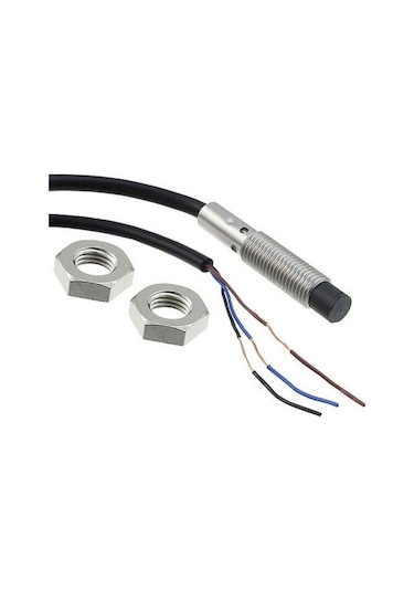 Omron E2b-s08ln04-wp-c1 M8 Kablolu Npn Endüktif Sensör