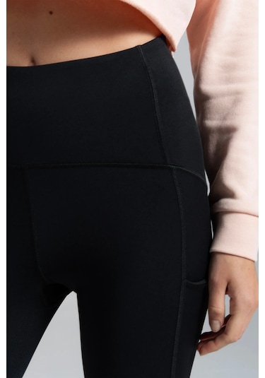 Kappa Logo Rune Kadın Siyah Skin Fit Tayt 341p57w-005 SiYAH