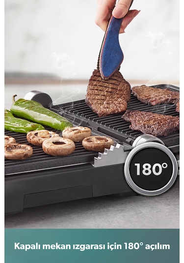 Homend Grilliant 1340H Döküm Plaka Tost ve Izgara Makinesi