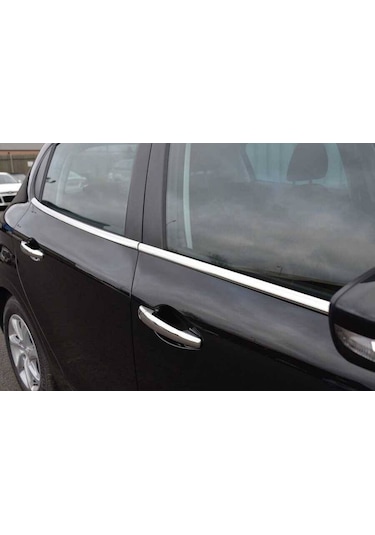 Peugeot 208 Krom Cam Çıtası 4 Parça 2012-2019 Arası