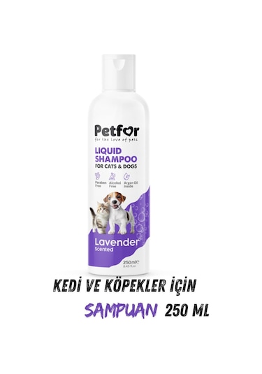 Kedi Ve Köpekler İçin Lavantalı Şampuan 250 Ml