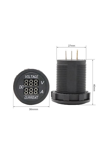Ic-231e Voltampermetre Pano Tipi 28 Mm