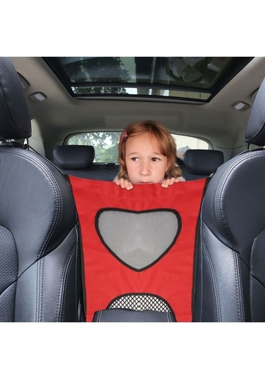 Tongxida Araba Arkası Pet Çocuklar İçin Caydırıcı Koltuk Bariyeri Siyah Saklama Torbaları