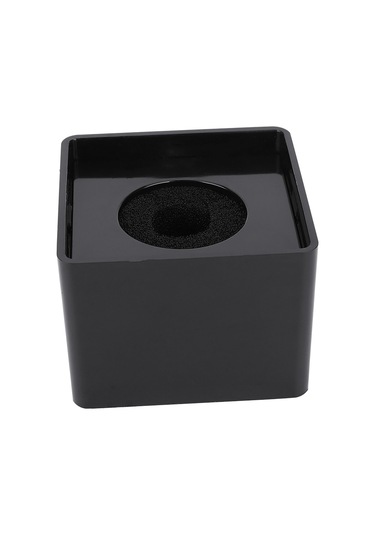 Hfambition Siyah Abs Mikrofon Kutu Stasyonu - 41mm Açık, Taşınabilir, Müzik/toplantılar İçin Kolay Kurulum Diğer