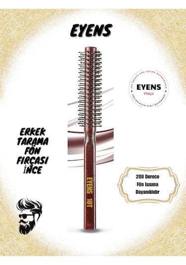 Eyens 3'lü Profesyonel Erkek Tarama Seti Eyens Erkek Tarak Hediye 200 Fön Isısına Dayanıklıdır