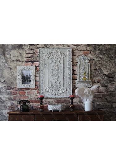 Neiwel Vintage Mercan Eskitme Beyaz Kutu