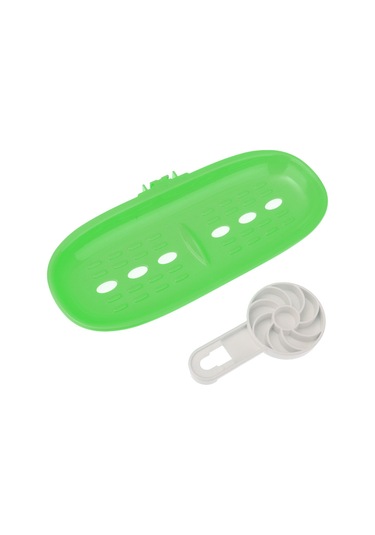 Suntek Banyo Duş Sabunluk Tutucu Kendinden Yapışkanlı Yeşil Yeşil Diğer