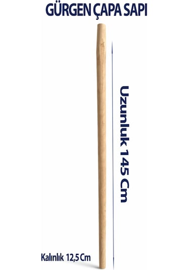 Gürgen Çapa Sapı 145 Cm Uzunluk 3,5 Cm Kalınlık 1 Adet