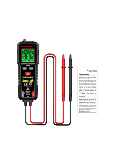 Habotest Ht93 Gerilim Test Cihazı Dijital Multimetre