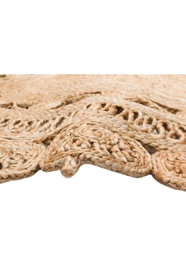 Eko Halı Solo Jüt Ca-109 Natural Oval Dekoratif Jüt Kilim Bej
