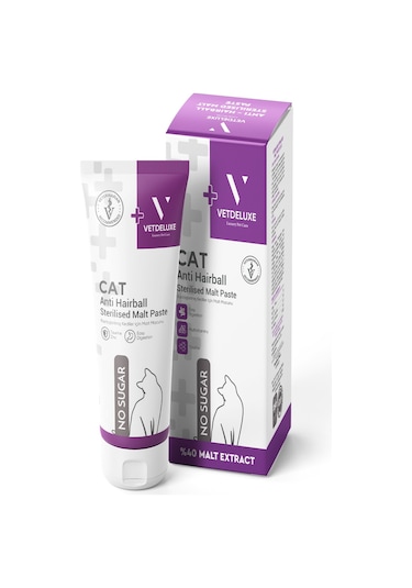 Vetdeluxe Sterilised Malte Paste Kısırlaştırılmış Kedi İçin Tüy Yumağı Önleyici Malt 100 G