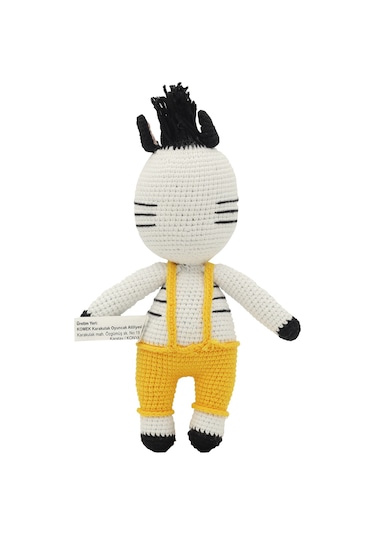 Anatoya Amigurumi Siyah Saçlı Zebra