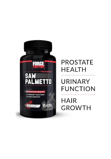 Force Factor Fundamentals Saw Palmetto 610 Mg 60 Capsules