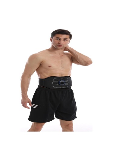 Springsun Ems Pulse Karın Cihazı Ev Karın Kası Etiketi Karın Aleti Ems Karın Kası Kemeri Şarj Edilebilir Masaj Kemeri Siyah L/xl Siyah