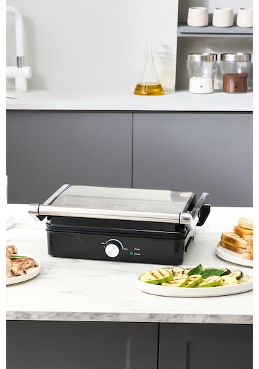 Cookplus x Karaca Inox 2000w Izgara ve Tost Makinesi 4 Dilim