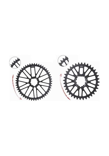 Ebitda Racework Rk7788 Yol Bisikleti Zincir Dişlisi, 44t, Dağ/yol, Doğrudan Montajlı, Çok Renkli Çok Renkli