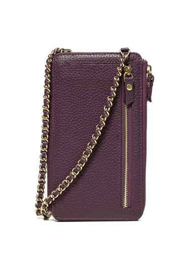 Purple Mürdüm Cüzdan & Kartlık Kadın Diğer 2807 Roncato Flother Skın Wallet Telephone Card Holder Purple Mürdüm