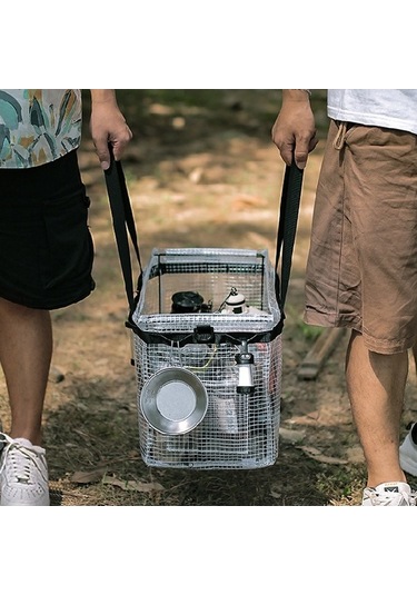 Tongxida Geniş Kapasiteli, Dışarıda Kullanım İçin Pvc Saklama Kutusu - Katlanabilir, Çok Amaçlı, Piknik Kamp Çanta, Farklı Ren Çok Renkli