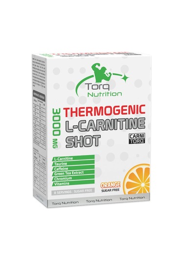 Torq Nutrition Thermogenic L-carnitine Shot 8 'li 3000 Mg Port.